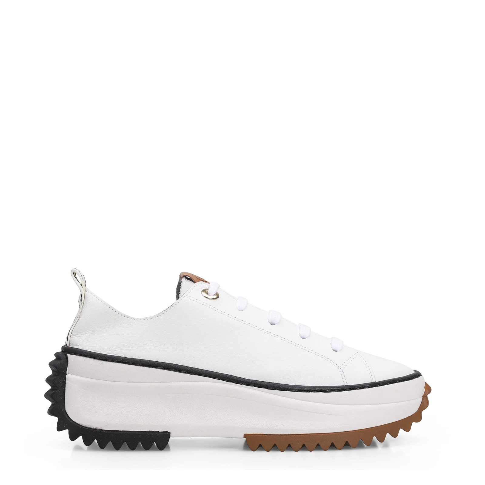 Tênis Flatform Couro Branco