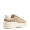 Tênis Flatform Couro Camurça Bege - imagem 4