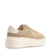 Tênis Flatform Couro Camurça Bege - imagem 4