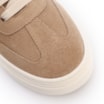 Tênis Flatform Couro Camurça Bege - imagem 6