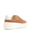 Tênis Flatform Couro Camurça Marrom Claro - imagem 4
