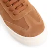 Tênis Flatform Couro Camurça Marrom Claro - imagem 7