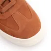 Tênis Flatform Couro Camurça Marrom Claro - imagem 6