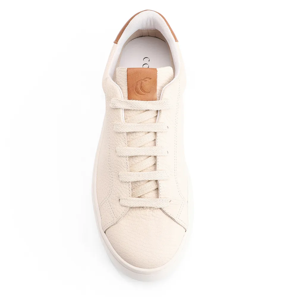 Tênis Flatform Couro Off White - imagem 5