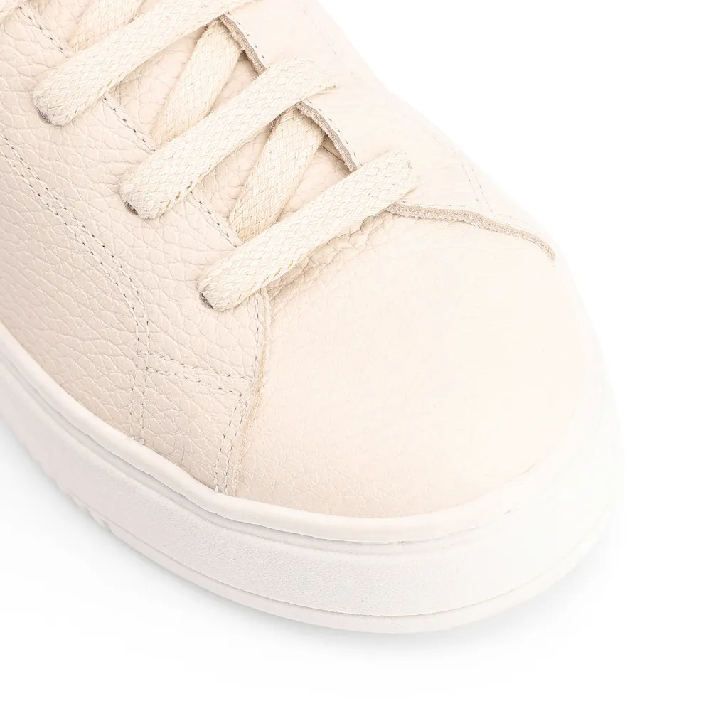 Tênis Flatform Couro Off White - imagem 6