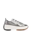 Tênis Flatform Couro Prata - imagem 3