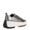 Tênis Flatform Couro Prata - imagem 4
