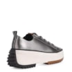 Tênis Flatform Couro Prata - imagem 4