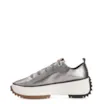 Tênis Flatform Couro Prata - imagem 5