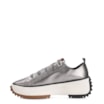 Tênis Flatform Couro Prata - imagem 5