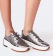 Tênis Flatform Couro Prata - imagem 2