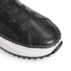 Tênis Flatform Couro Preto - imagem 6