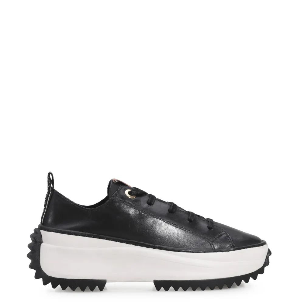 Tênis Flatform Couro Preto - imagem 2