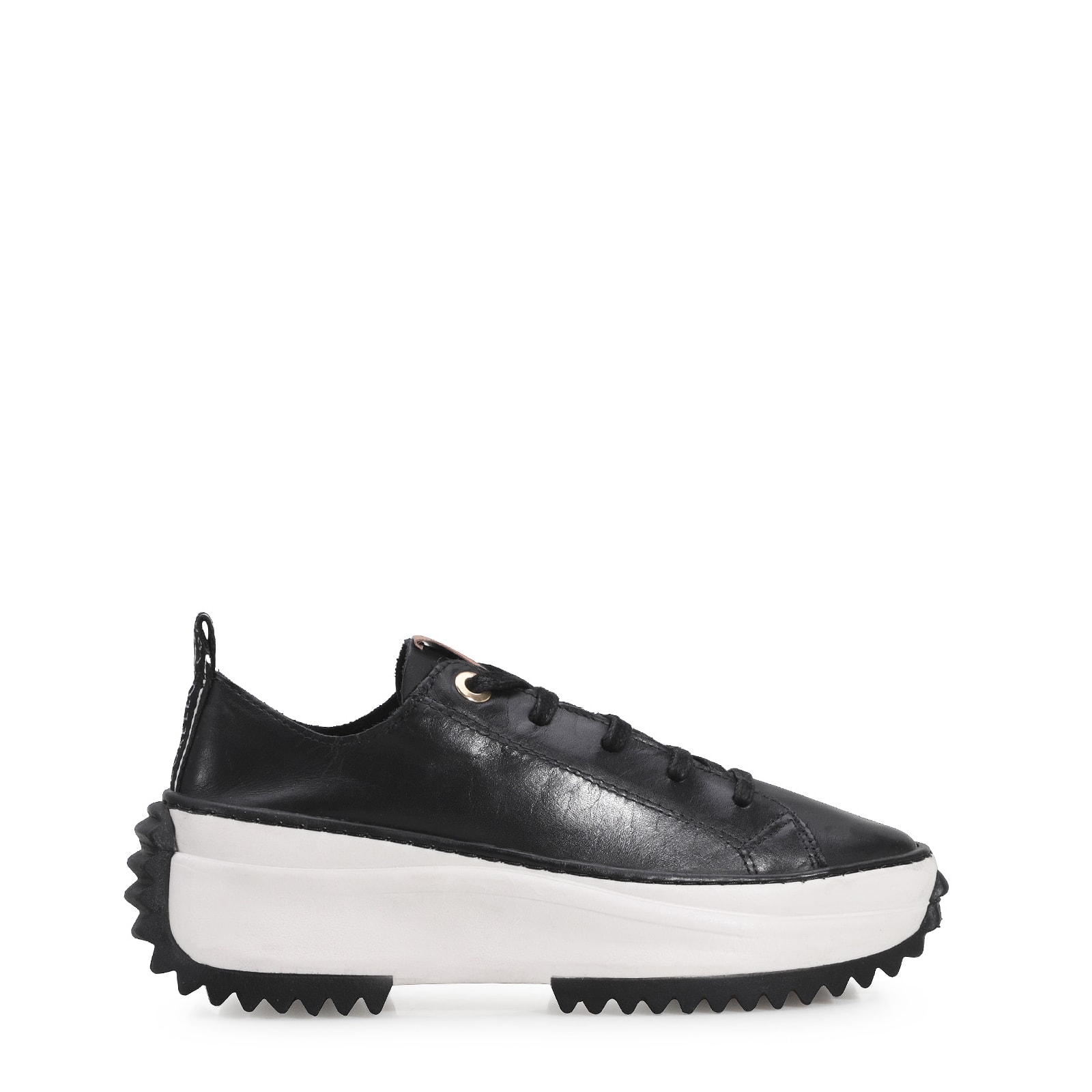 Tênis Flatform Couro Preto