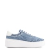 Tênis Flatform Tecido Jeans/Alt Branco - imagem 2
