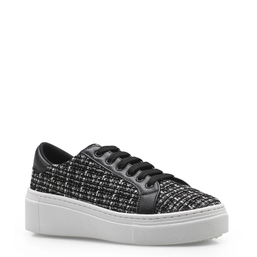 Tênis Flatform Tweed