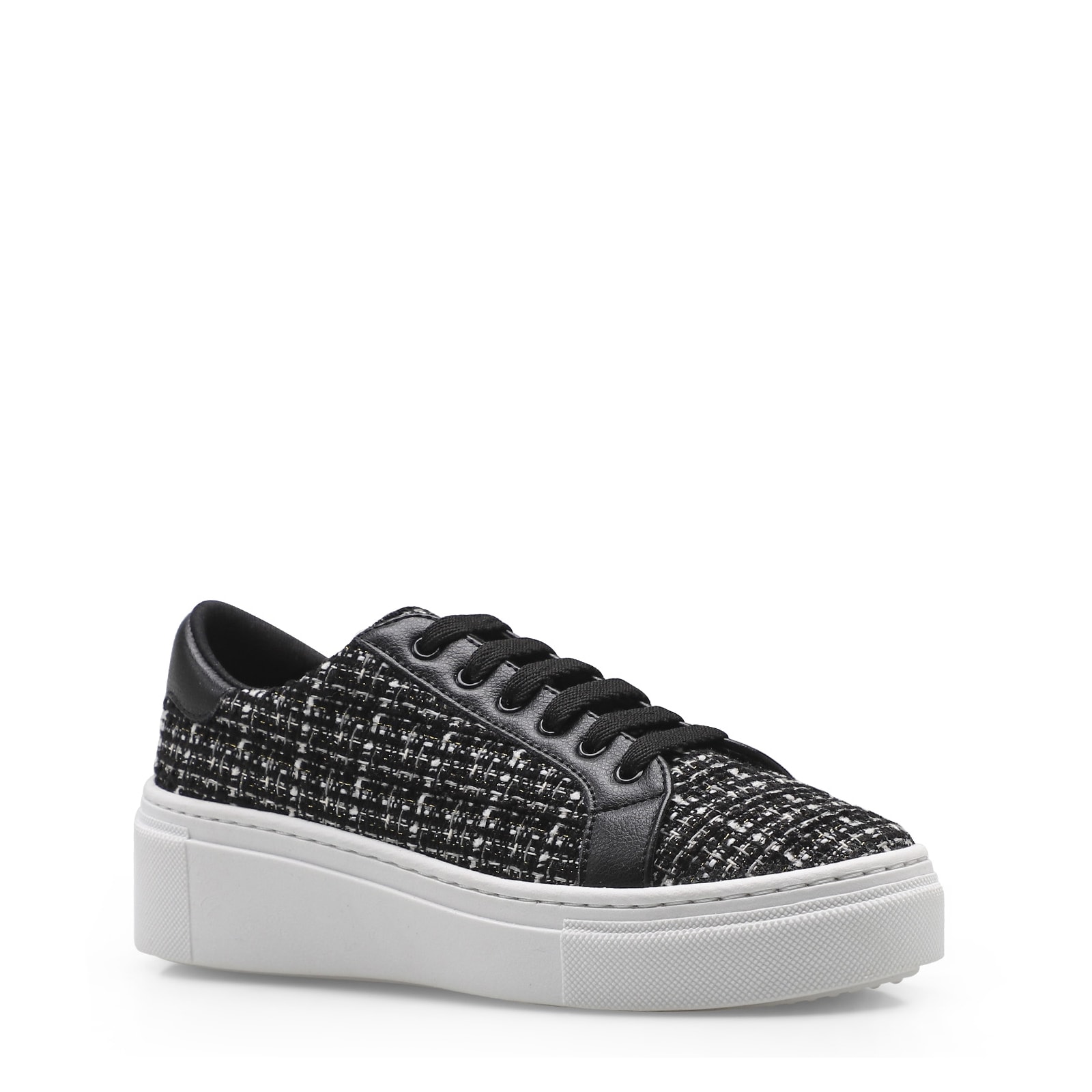 Tênis Flatform Tweed