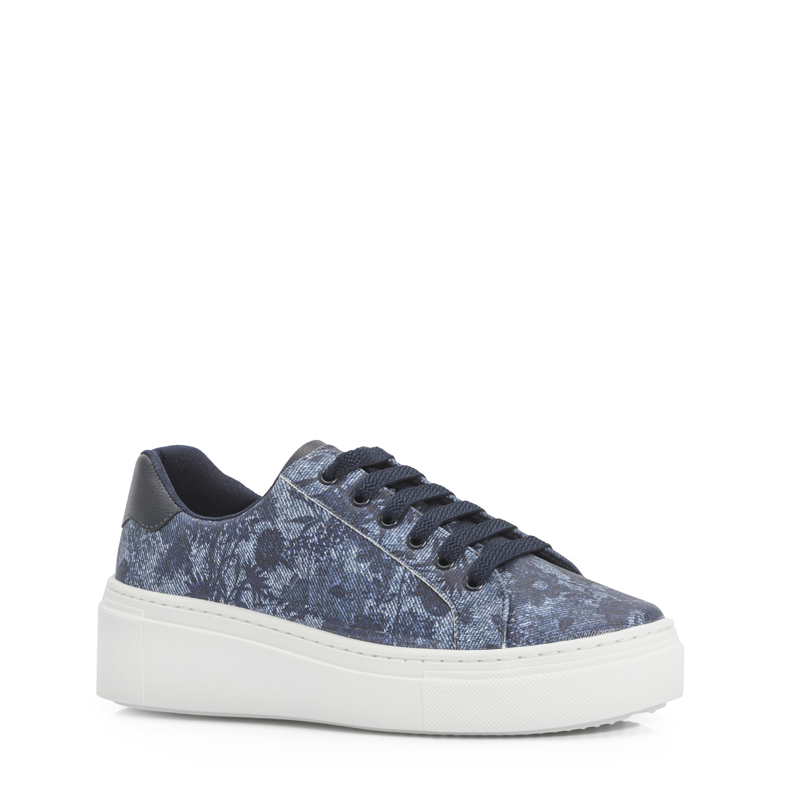 Tênis Jeans Floral