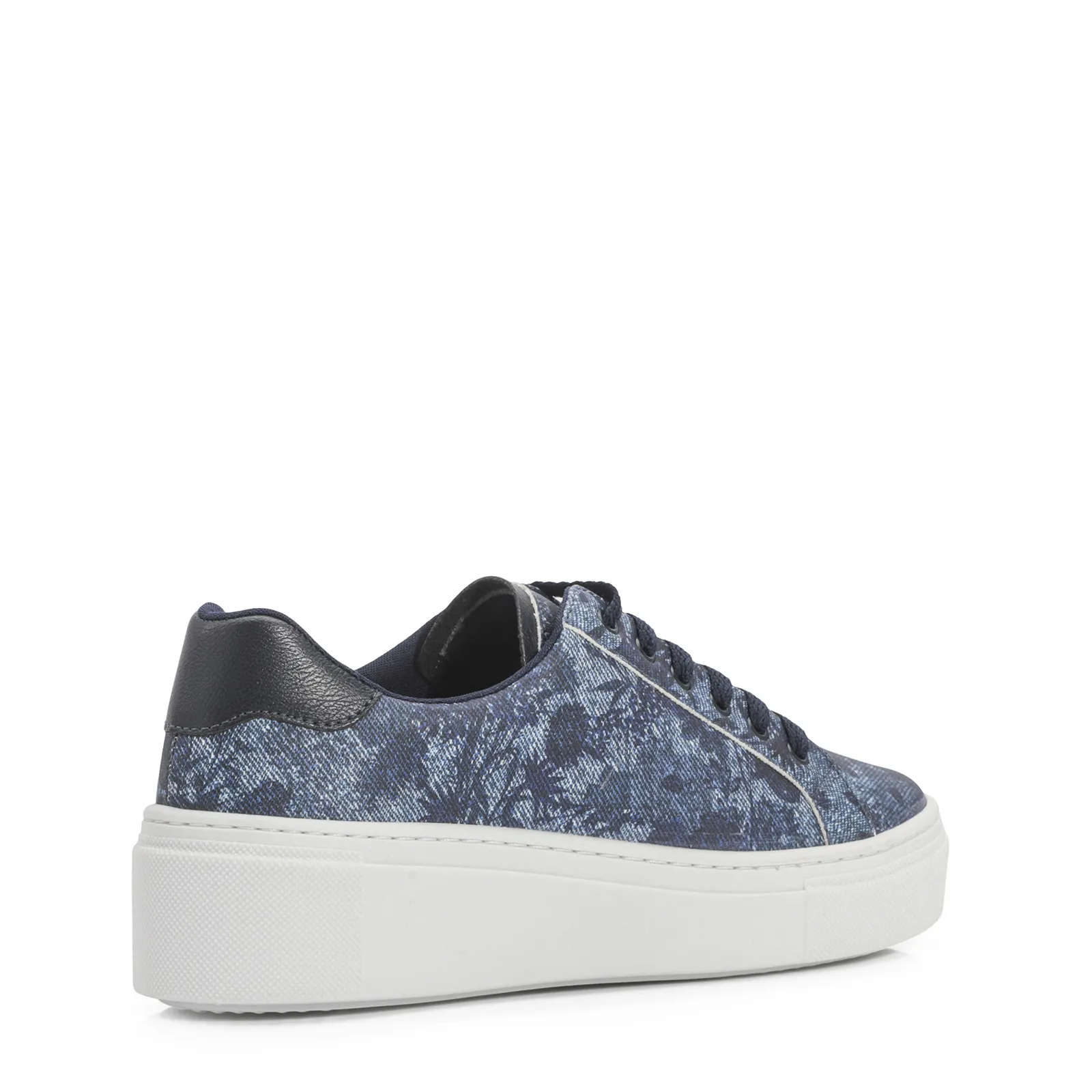 Tênis Jeans Floral