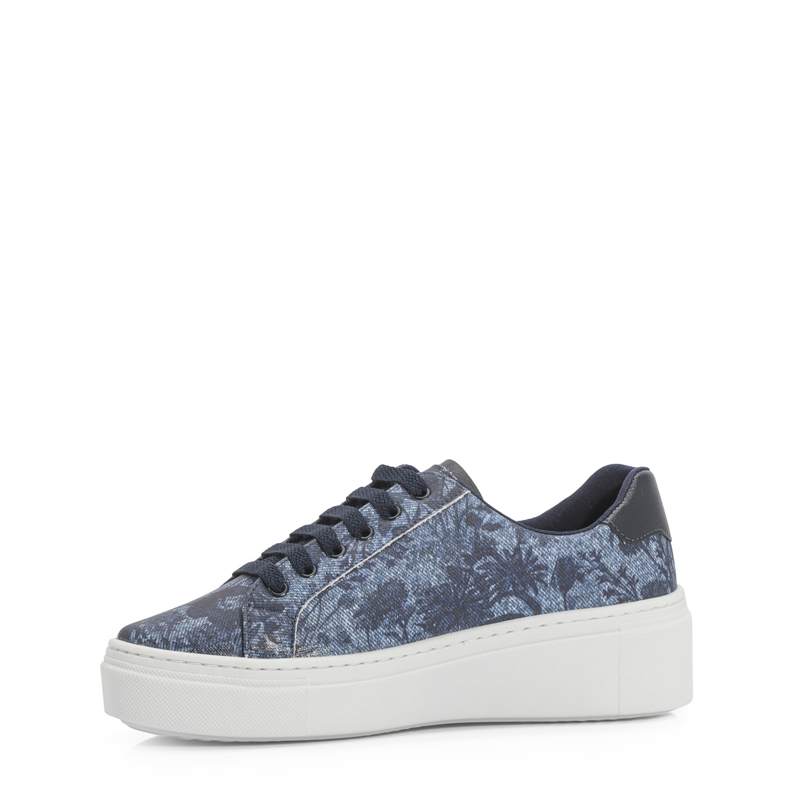 Tênis Jeans Floral