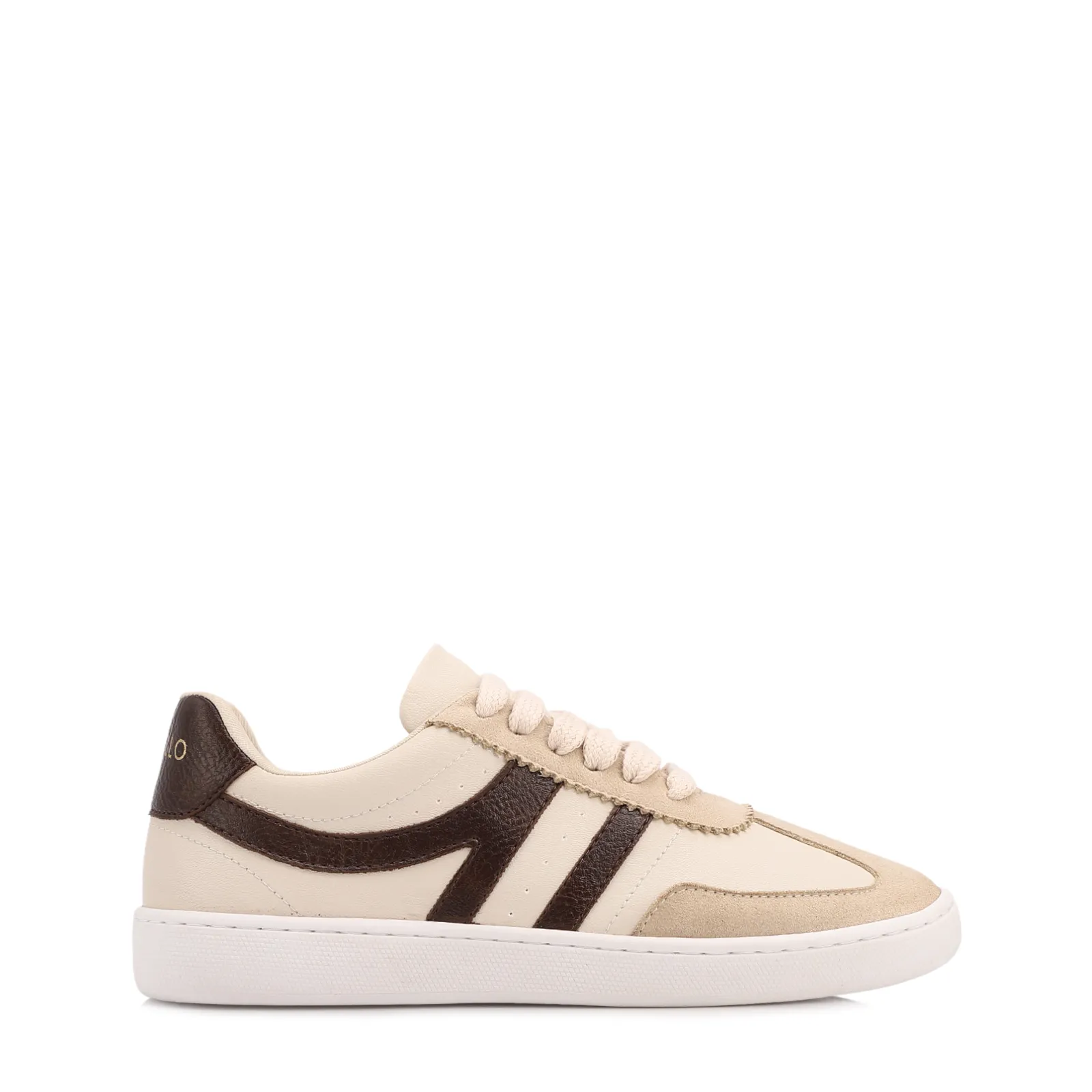  Tênis Off White Alt Recortes Marrom