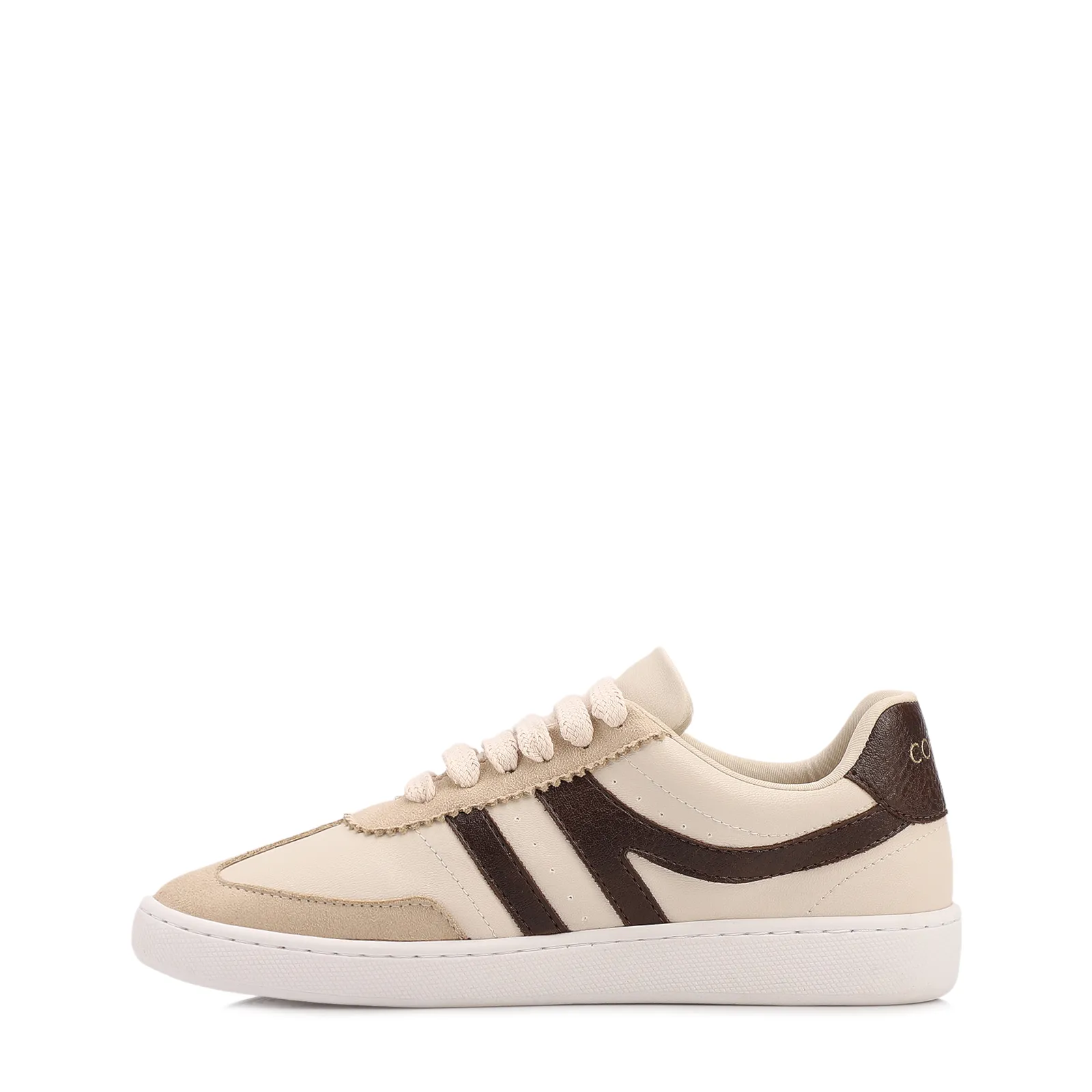 Tênis Off White Alt Recortes Marrom