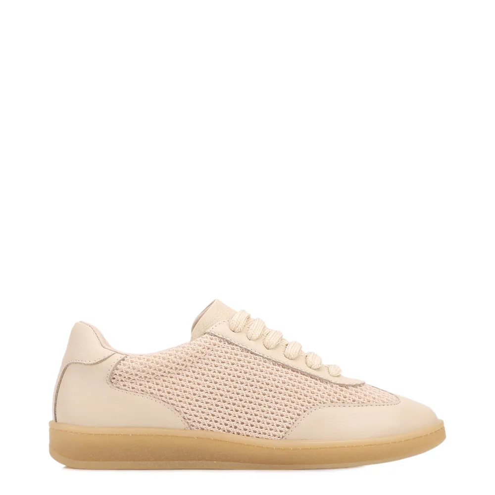 Tênis Off White Couro/Alt  Recorte Tela - imagem 2