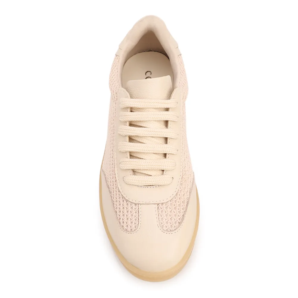 Tênis Off White Couro/Alt  Recorte Tela - imagem 4