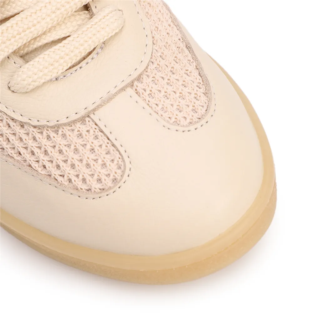 Tênis Off White Couro/Alt  Recorte Tela - imagem 5