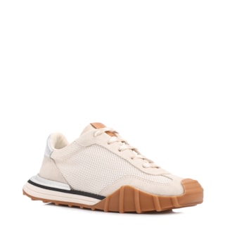 Off White Couro Camurça Alt Tela Cadarço