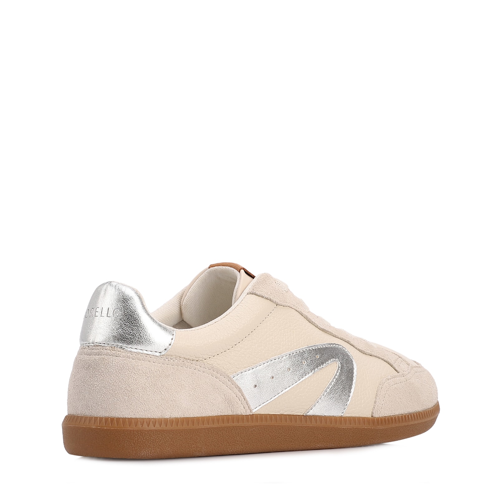  Tênis Off White Couro Contorno Camurça