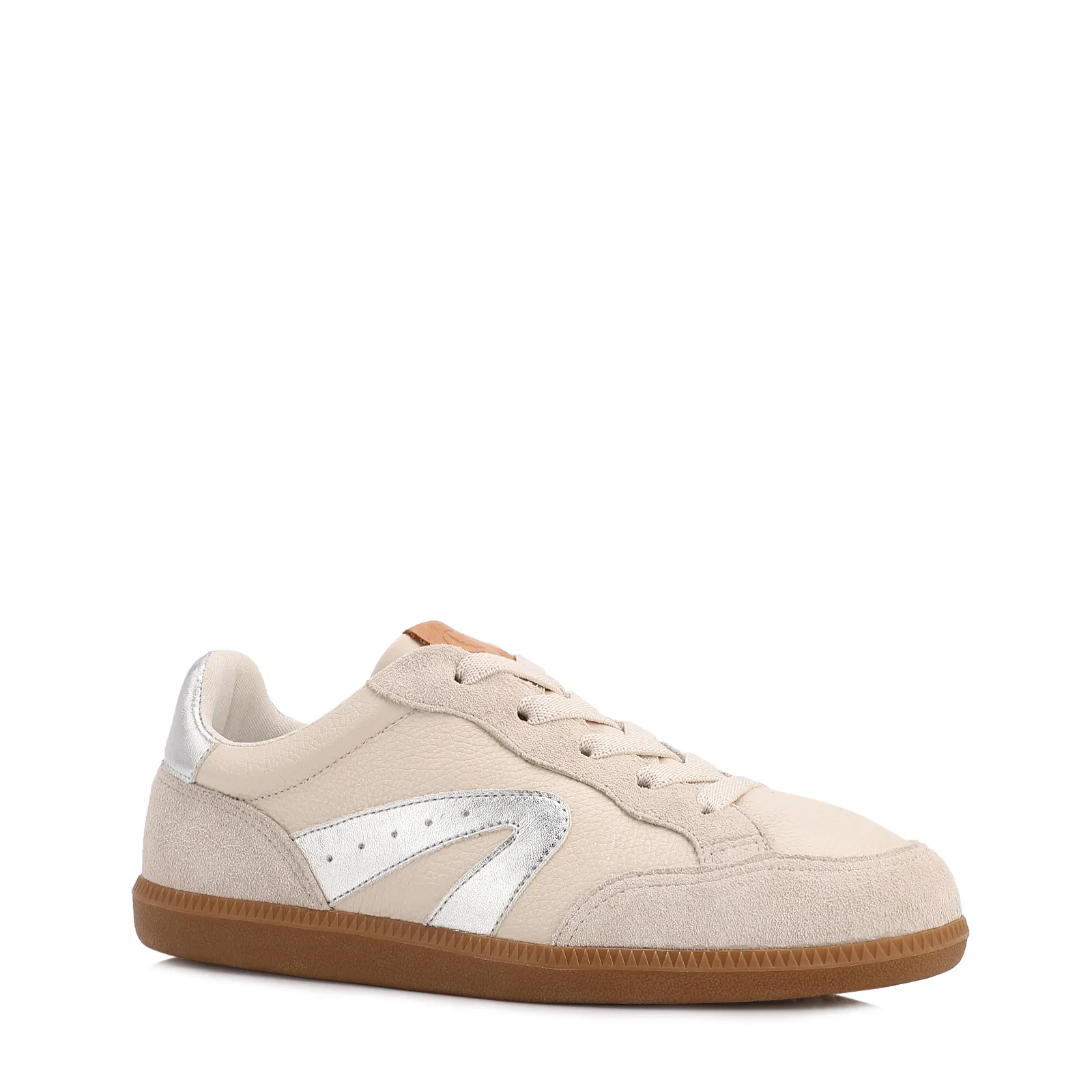  Tênis Off White Couro Contorno Camurça
