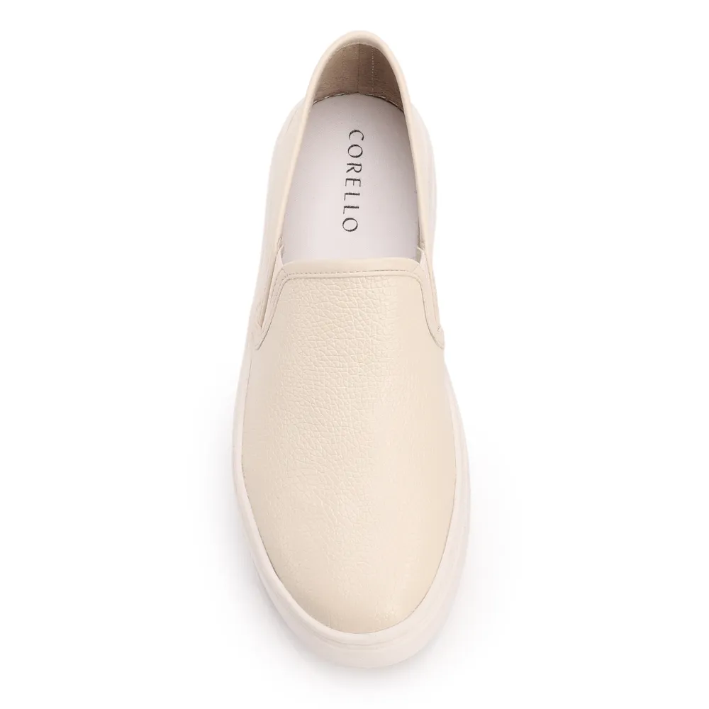 Tênis Off White Couro Slip On - imagem 5