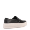 Tênis Preto Couro Slip On - imagem 3