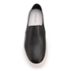 Tênis Preto Couro Slip On - imagem 5