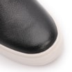 Tênis Preto Couro Slip On - imagem 6