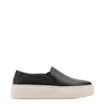 Tênis Preto Couro Slip On - imagem 2