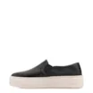 Tênis Preto Couro Slip On - imagem 4