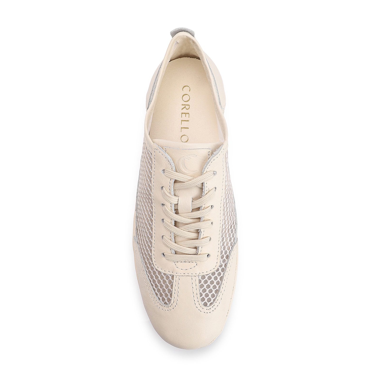 Tênis Tela Couro Off White