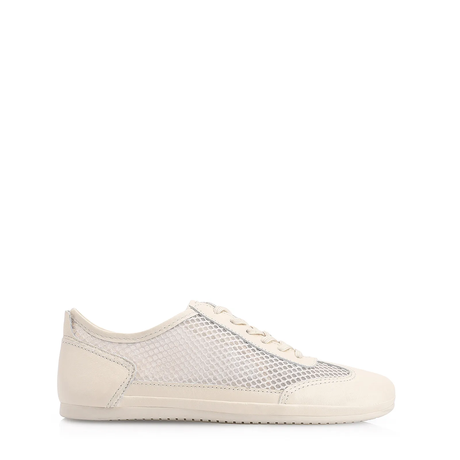 Tênis Tela Couro Off White