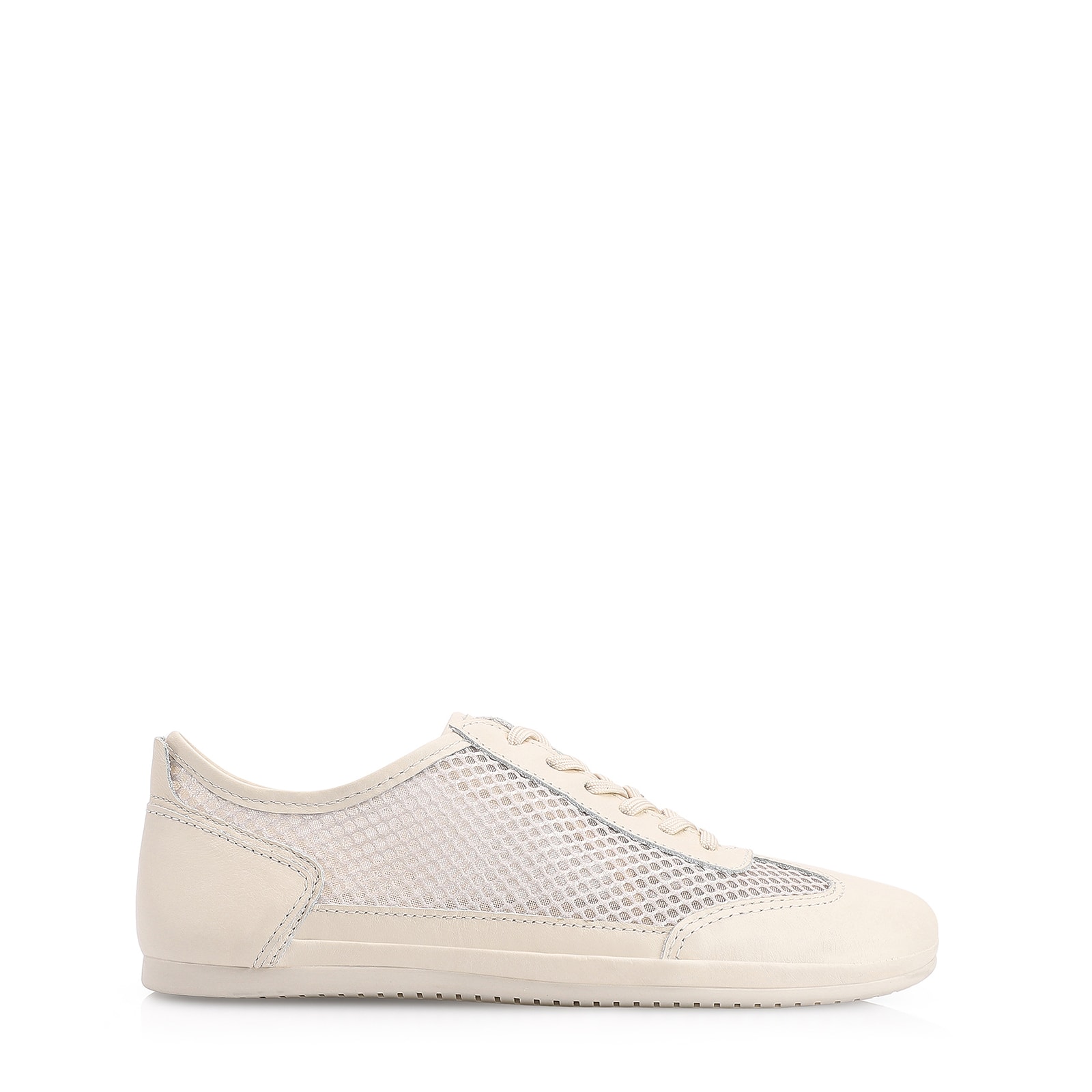 Tênis Tela Couro Off White