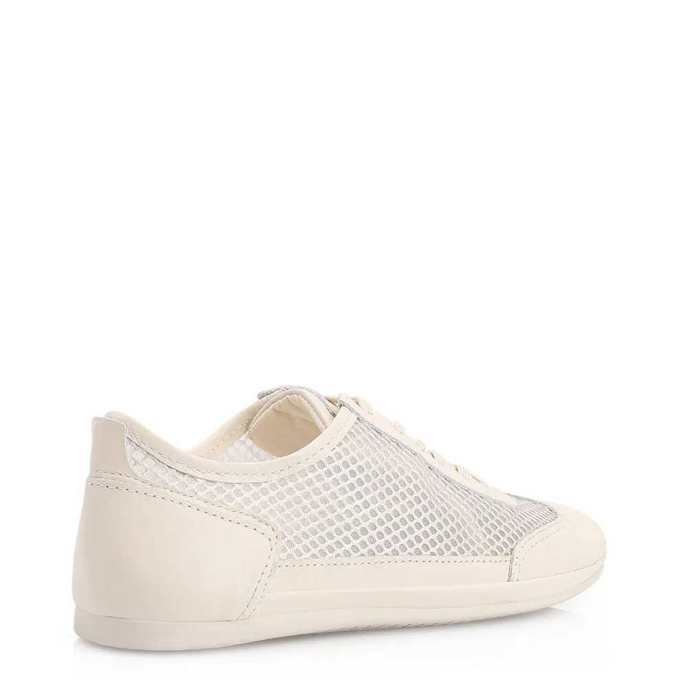 Tênis Tela Couro Off White - imagem 3