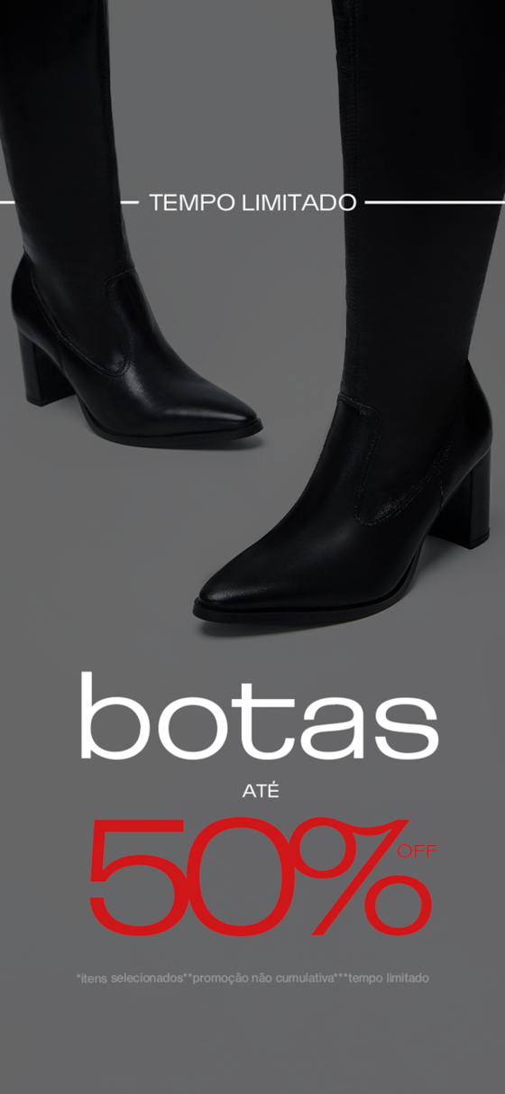 Botas até 50%