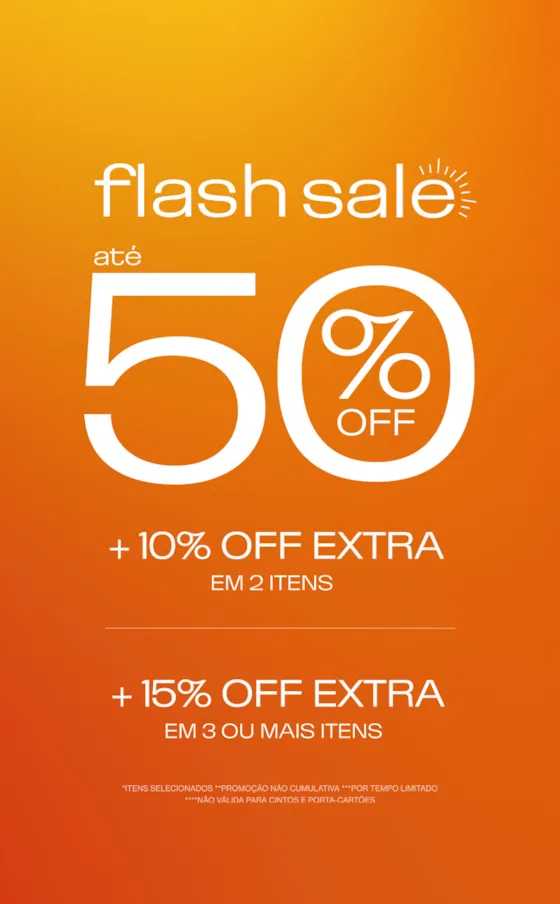 Flash Sale - Desconto progressivo