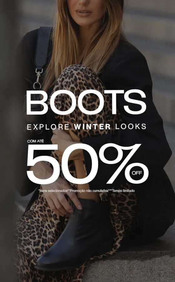 Botas até 50%