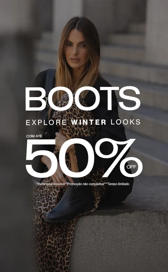Botas até 50%